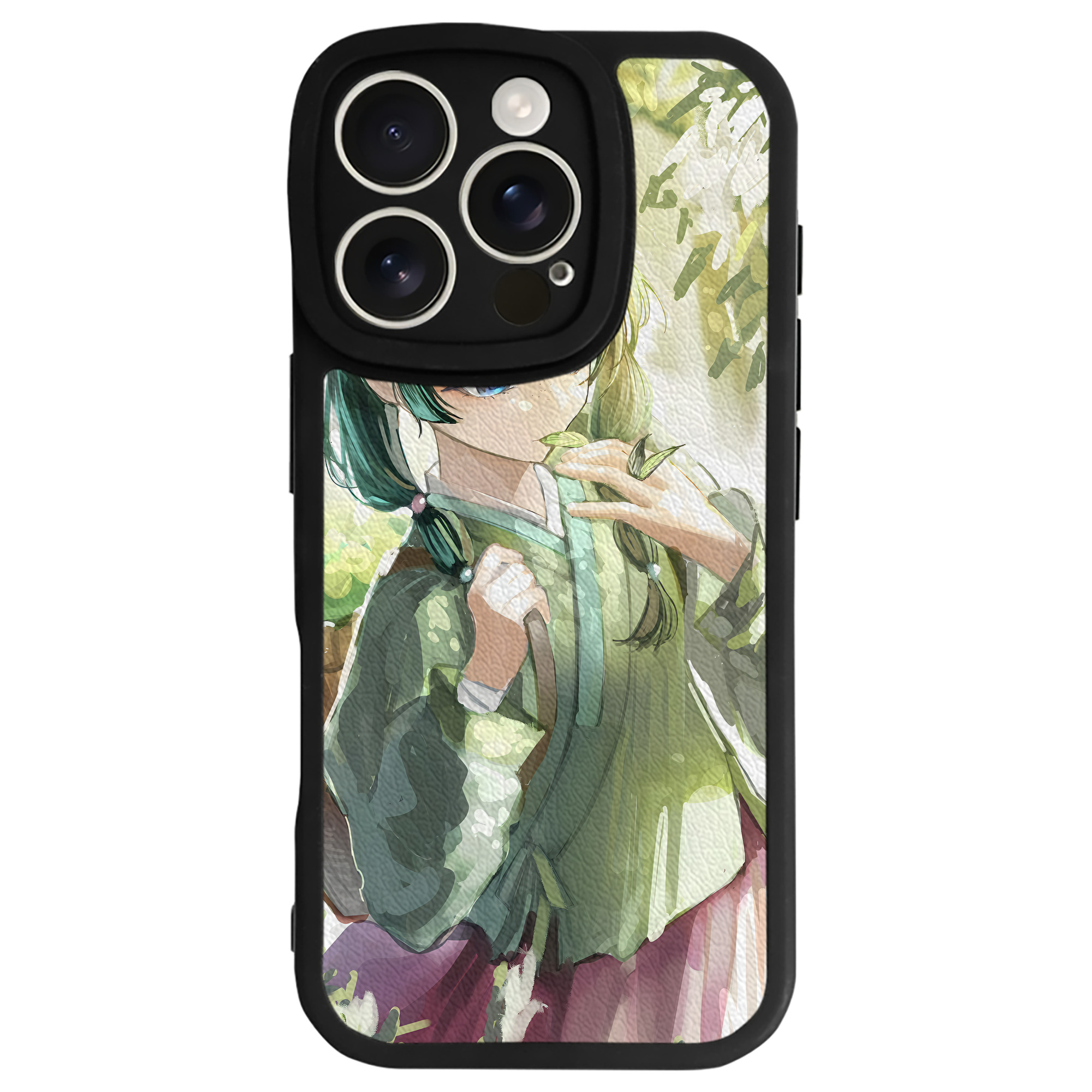 （画像用） 薬屋のひとりごと The Apothecary Diaries 【iPhone 16シリーズ対応】シリコンスマホケース（レザー調） 材質：シリコン